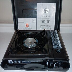 NEW Bene Casa  Portable Butane Camping Stove With Carrying Case NEVER USED